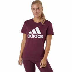 Essentials Regular T-Shirt Victory Crimson / White