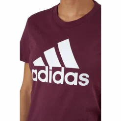 Essentials Regular T-Shirt Victory Crimson / White