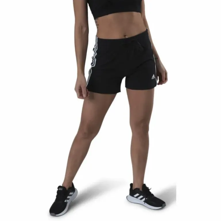 Essentials Slim Shorts Black / White