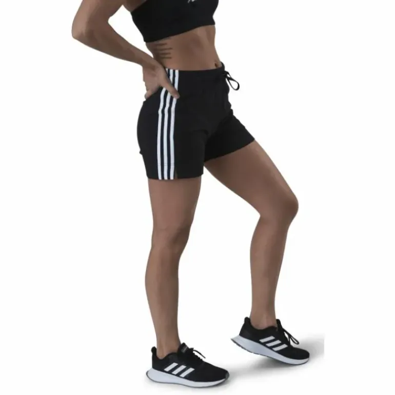 Essentials Slim Shorts Black / White