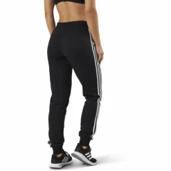 Essentials Slim Tapered Cuffed Pant Black / White