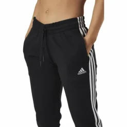 Essentials Slim Tapered Cuffed Pant Black / White