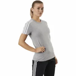 Essentials Slim T-Shirt Medium Grey Heather / White