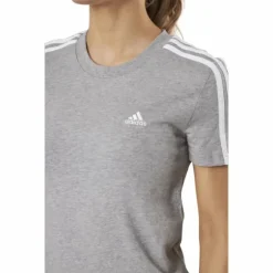 Essentials Slim T-Shirt Medium Grey Heather / White