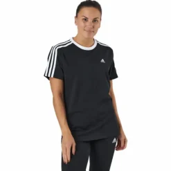 Essentials 3-Stripes T-Shirt Black / White