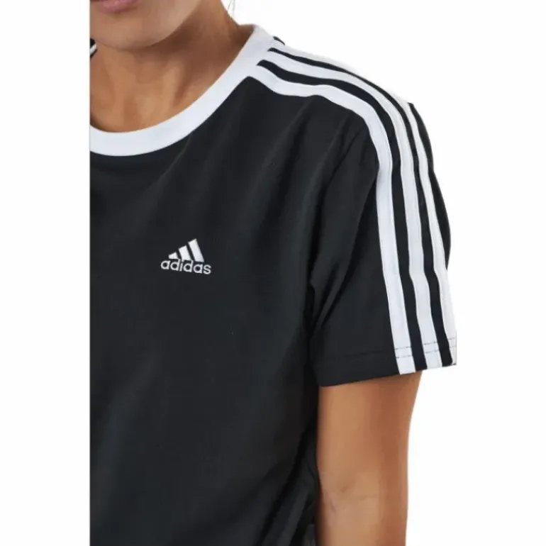 Essentials 3-Stripes T-Shirt Black / White