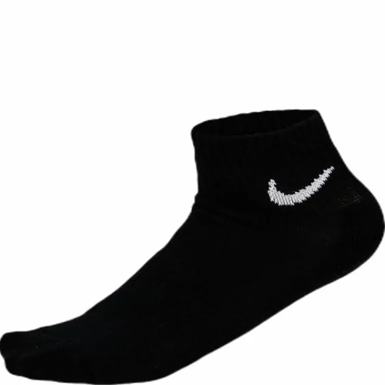 Everyday Cushioned Training Ankle Socks (3 Pairs) BLACK/WHITE