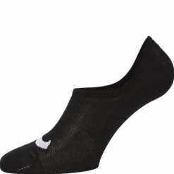 Everyday Plus Lightweight Women's Training Footie Socks (3 Pairs) BLACK/WHITE