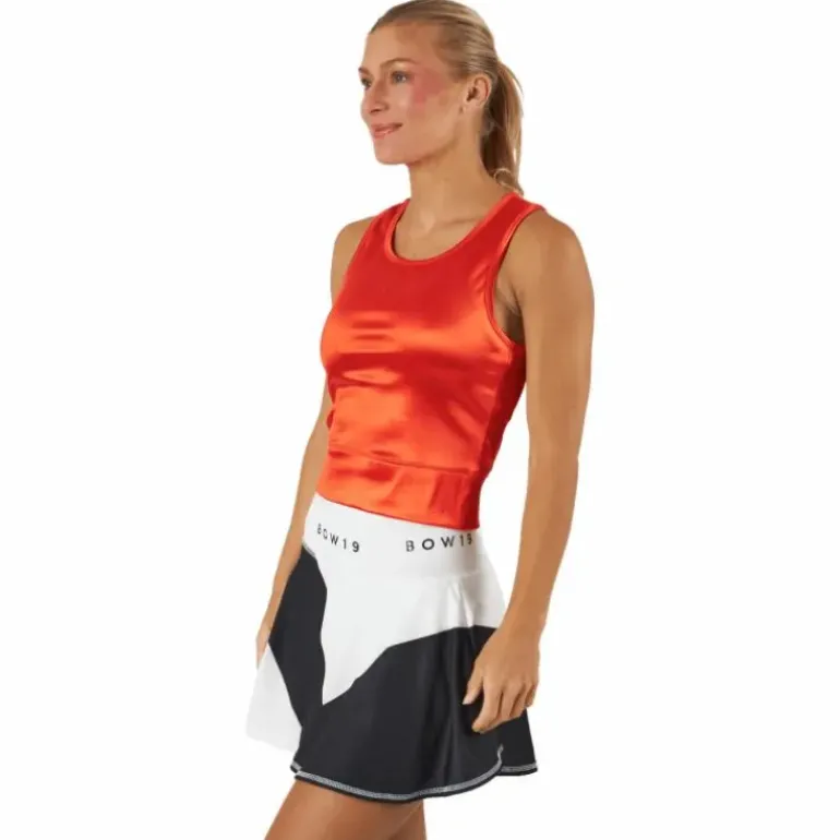 Evy Tank Top Red Metallic
