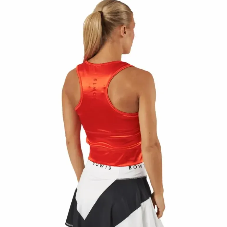 Evy Tank Top Red Metallic