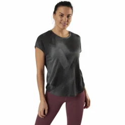 Fan Loose Burnout Ss Tee Black