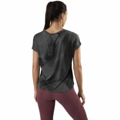 Fan Loose Burnout Ss Tee Black