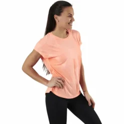 Fan Loose Burnout Ss Tee Orange