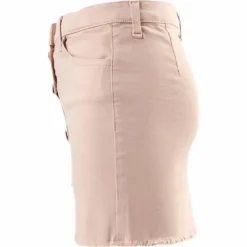 Farrah Color Button Skirt Pink