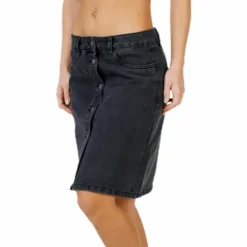 Farrah Reg Dnm Skirt Black