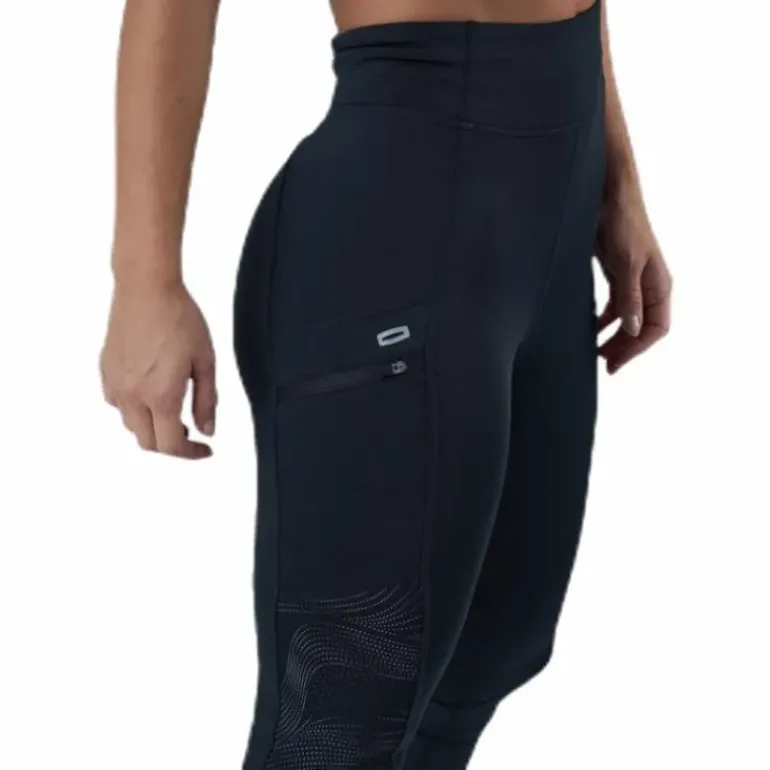 Fast Lane Winter Tights Black/Silver
