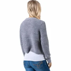 Fiona L/S Pullover Knt Grey