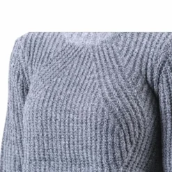 Fiona L/S Pullover Knt Grey