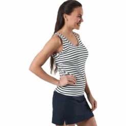 Fiona Tanktop Blue/White
