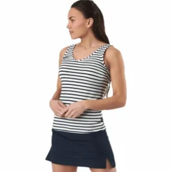 Fiona Tanktop Blue/White