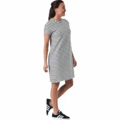 Fiona Tee Dress Blue/White