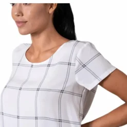 First One Ss Aop Top White