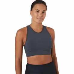 Fixed High Support Bra Black / Grey
