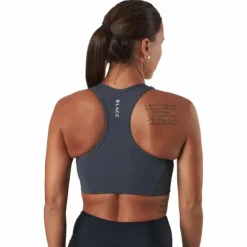 Fixed High Support Bra Black / Grey