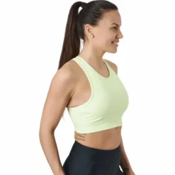 Fixed High Support Bra Green