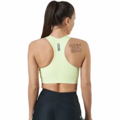 Fixed High Support Bra Green