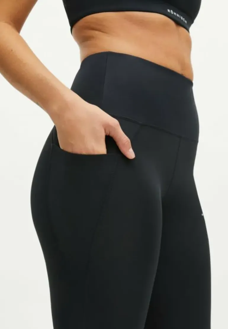 Flattering Curved High Waist T Black