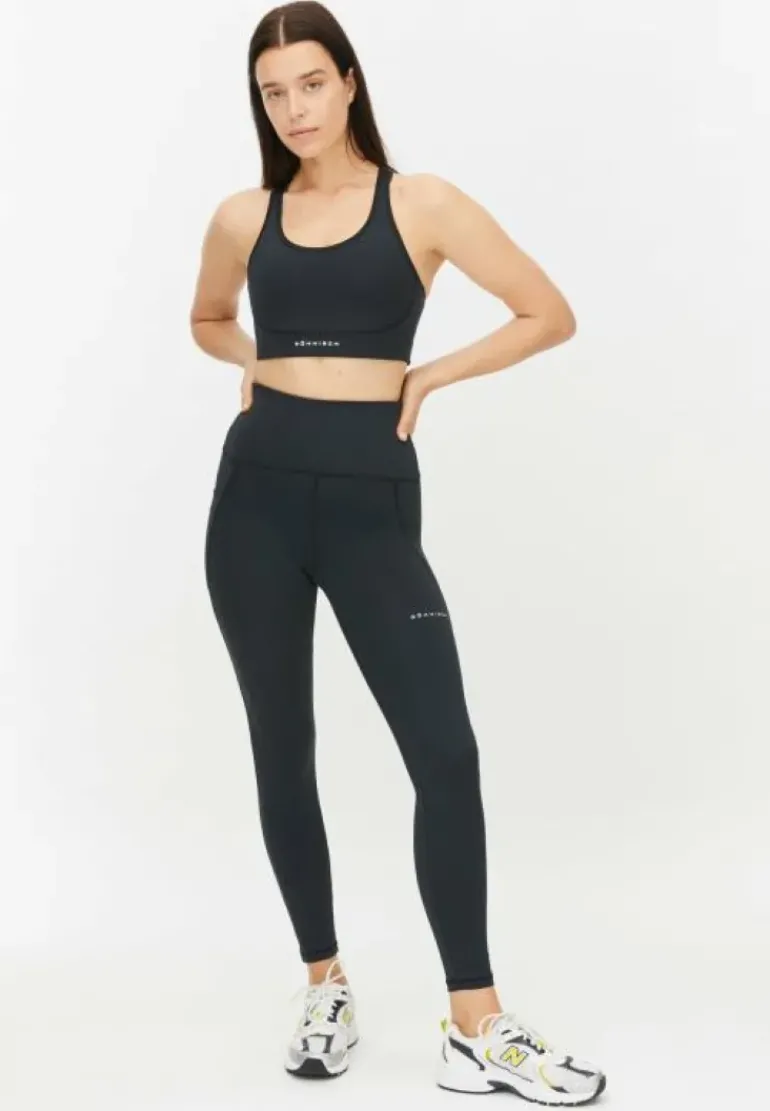 Flattering Curved High Waist T Black