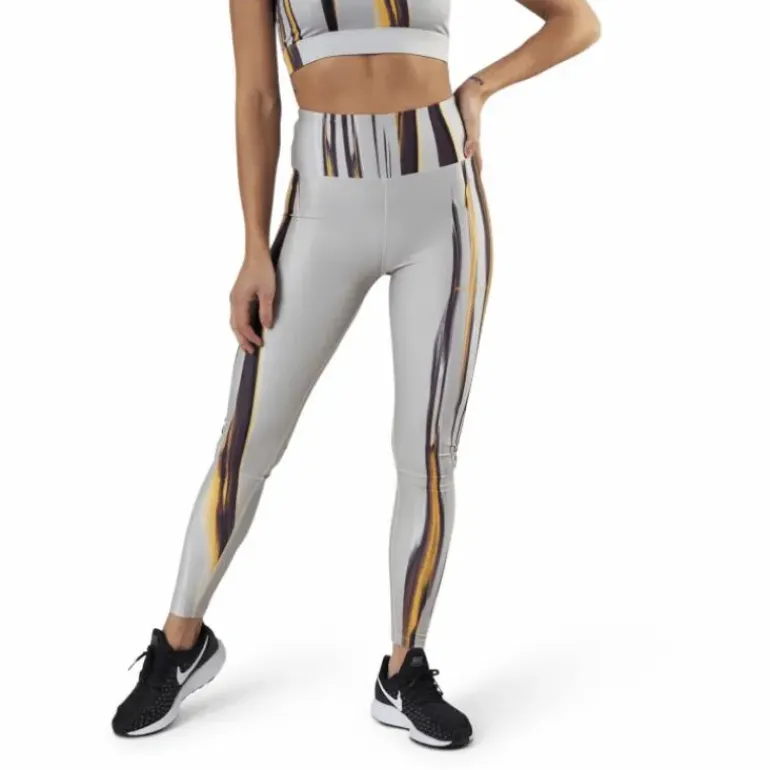 Flattering Keira Printed Tights Beige