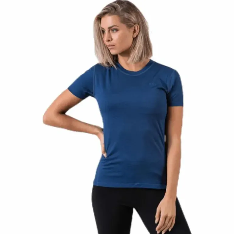 Flora Merino SS Blue