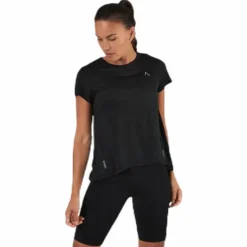 Flowing Running Tee Black