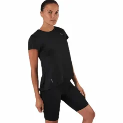 Flowing Running Tee Black