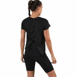 Flowing Running Tee Black