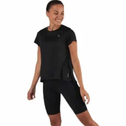 Flowing Running Tee Black
