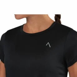 Flowing Running Tee Black