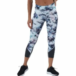 Fly Fast Printed Crop Blue