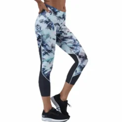 Fly Fast Printed Crop Blue