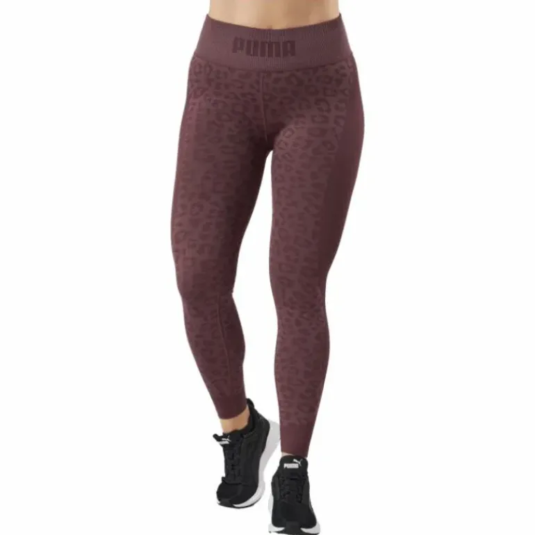 Formknit Seamless High Waist 7 Dusty Plum-leopard Print