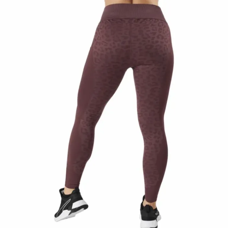 Formknit Seamless High Waist 7 Dusty Plum-leopard Print