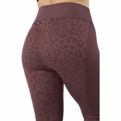 Formknit Seamless High Waist 7 Dusty Plum-leopard Print