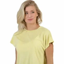 Free Life S/S O-Neck Top Jrs Yellow