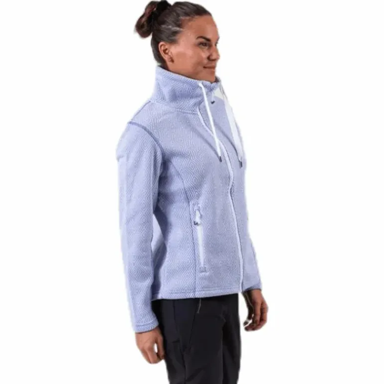 Freida Melange Fleece Jacket Purple