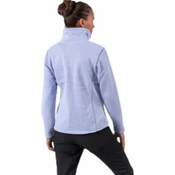 Freida Melange Fleece Jacket Purple