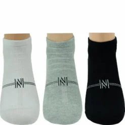 Fresh- 3-Pack Cotton Low Cut Training Socks Patterned
