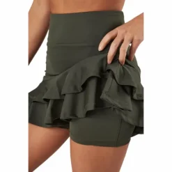 Frida Frill Skirt Army