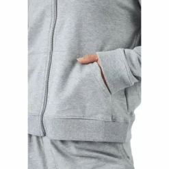 Full Zip Hoodie Grey Heather